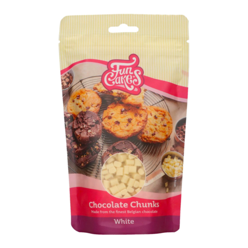 PPITES DE CHOCOLAT BLANC FUNCAKES - CHUNKS 350 G