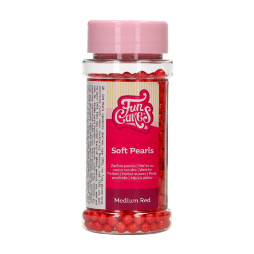 PERLES AU COEUR TENDRE FUNCAKES - ROUGE 80 G