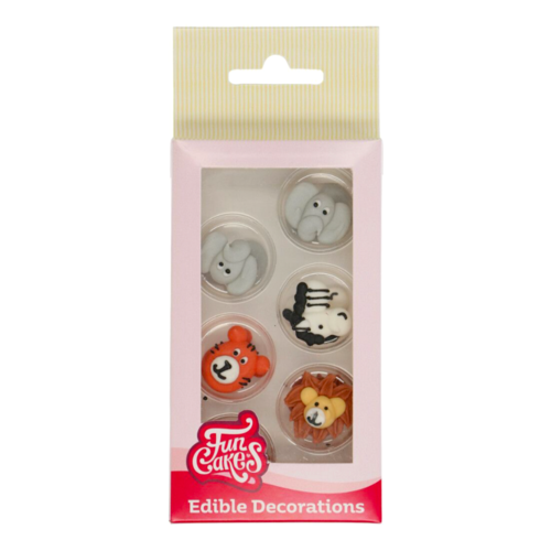 DCORATIONS EN SUCRE FUNCAKES - ANIMAUX SAFARI