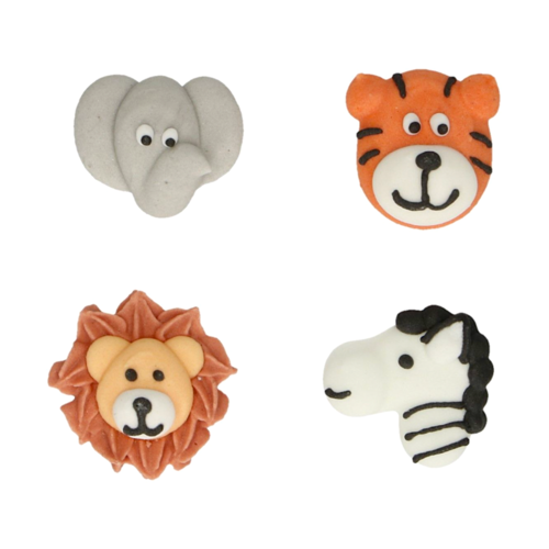 DCORATIONS EN SUCRE FUNCAKES - ANIMAUX SAFARI