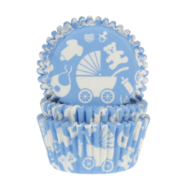 CAISSETTES  CUPCAKES "HOUSE OS MARIE" - BLEU BB