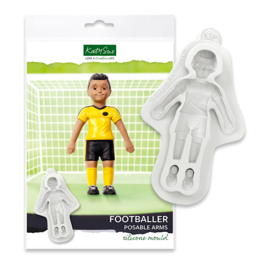 MOULE EN SILICONE DE KATY SUE - "FOOTBALLEUR"