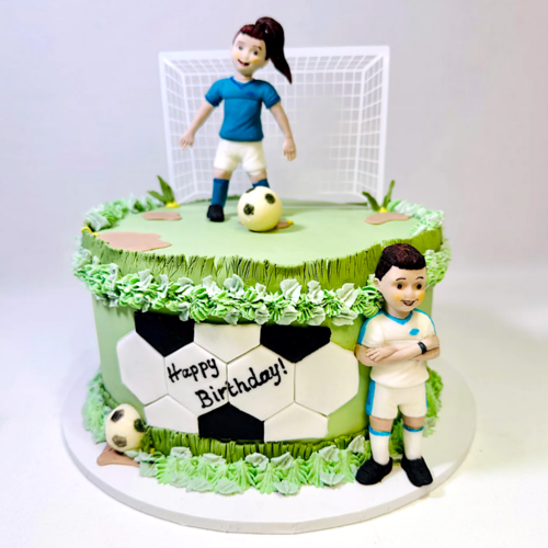 MOULE EN SILICONE DE KATY SUE - "FOOTBALLEUR"