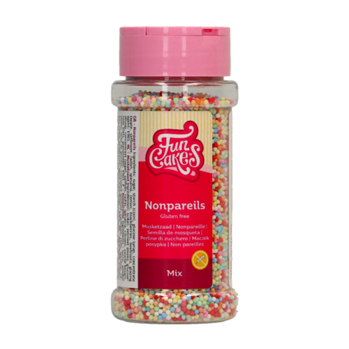 PERLES DE SUCRE (NONPAREILS) FUNCAKES - MIX COULEURS [80 G]