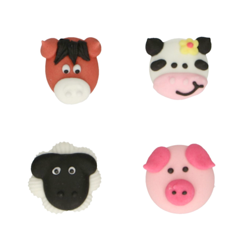 DCORATIONS EN SUCRE FUNCAKES - ANIMAUX DE LA FERME