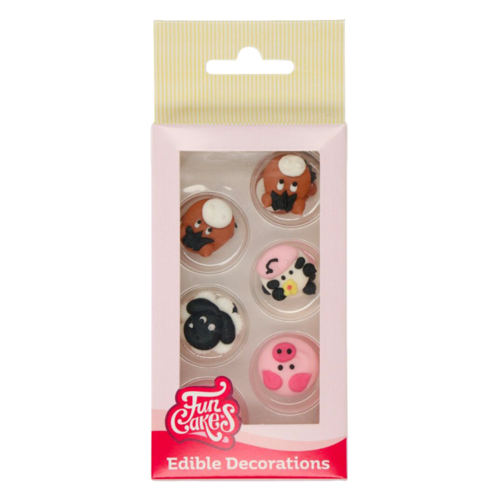 DCORATIONS EN SUCRE FUNCAKES - ANIMAUX DE LA FERME