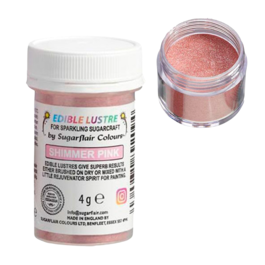 PAILLETTES COMESTIBLES SUGARFLAIR - SHIMMER PINK / ROSE (4 G)
