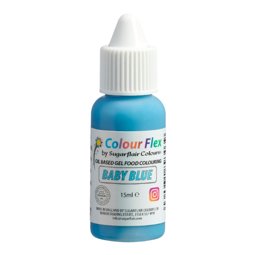 COLORANT LIPOSOLUBLE "COLOURFLEX" SUGARFLAIR - BABY BLUE (15 ML)