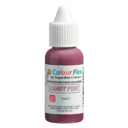 COLORANT LIPOSOLUBLE "COLOURFLEX" SUGARFLAIR - CANDY PINK / ROSE DOUX (15 ML)