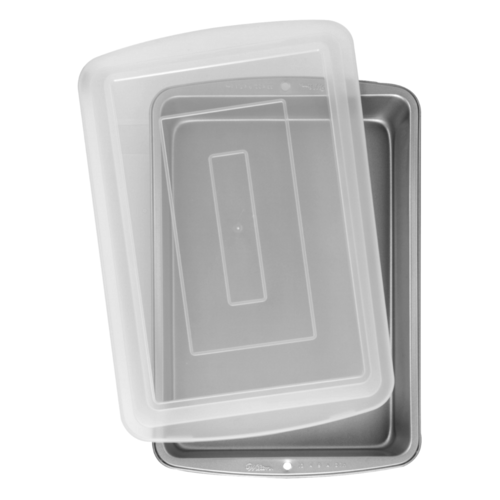 MOULE RECTANGULAIRE "RECIPE RIGHT" AVEC COUVERCLE WILTON - 33 X 22,8 CM