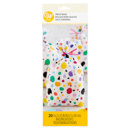 WILTON CANDY BAGS - CIRCLES AND TRIANGLES (20 U)
