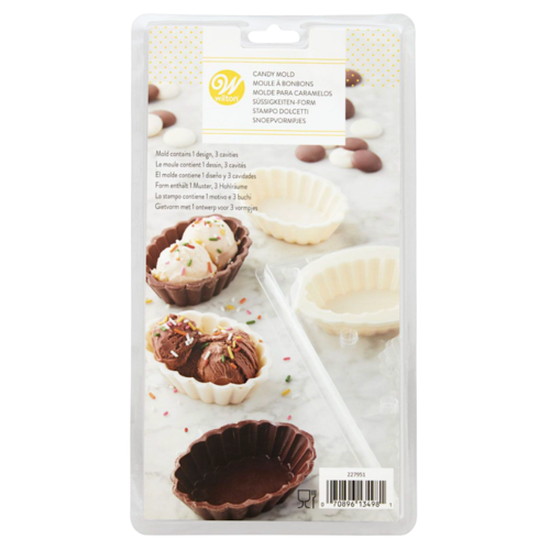 MOULE  CHOCOLAT EN FORME DE COQUILLE (3D) - WILTON