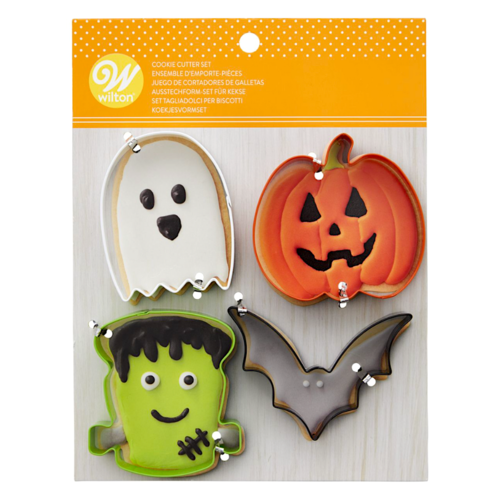 SET D'EMPORTE-PICES WILTON - HALLOWEEN (4 U)