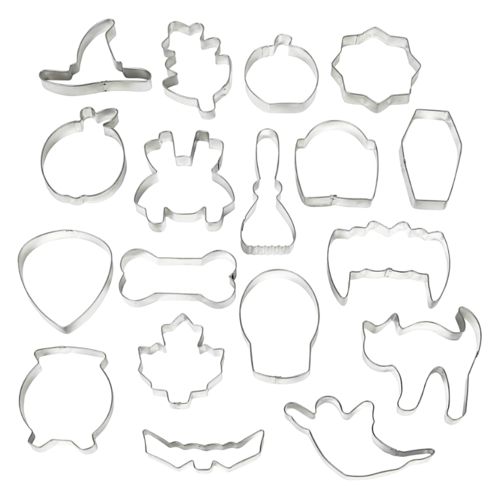 SET D'EMPORTE-PICES WILTON - HALLOWEEN (18 PCS)