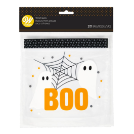 SACS  BONBONS WILTON (FERMETURE CLAIR) - "BOO !" (20 PCS.)