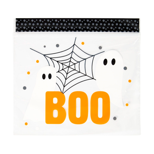 SACS  BONBONS WILTON (FERMETURE CLAIR) - "BOO !" (20 PCS.)