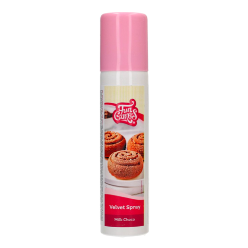 SPRAY "VELVET" EFFET VELOUT FUNCAKES - CHOCOLAT AU LAIT (100 ML)