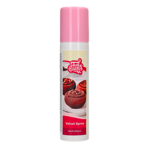 SPRAY "VELVET" EFFET VELOUT FUNCAKES - CHOCO FONC (100 ML)