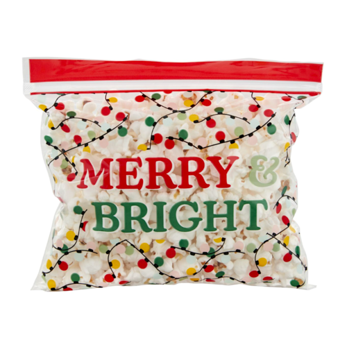 SACS  BONBONS WILTON (FERMETURE CLAIR) - "MERRY & BRIGHT" (20 U)