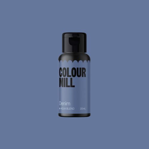 COLORANT EN GEL COLOUR MILL. - BLEU "DENIM" (20 ML)