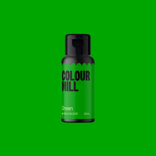 COLORANT EN GEL COLOUR MILL. - VERT / GREEN (20 ML)