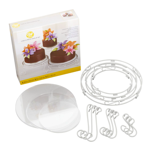 SET SUPPORTS POUR GTEAUX ET SUCRERIES WILTON (3 U)