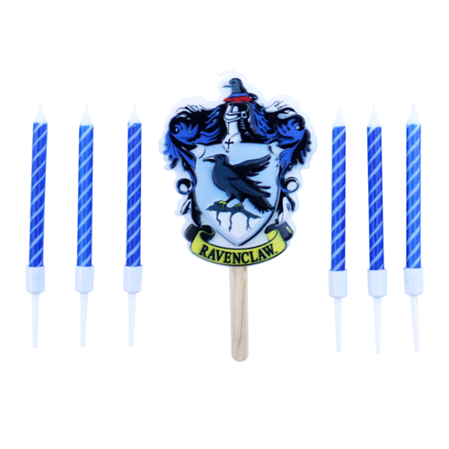 ENSEMBLE DE BOUGIES D'ANNIVERSAIRE "HARRY POTTER" PME - RAVENCLAW