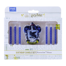 ENSEMBLE DE BOUGIES D'ANNIVERSAIRE "HARRY POTTER" PME - RAVENCLAW