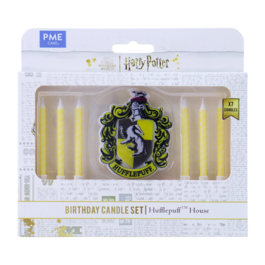 SET DE BOUGIES D'ANNIVERSAIRE "HARRY POTTER" PME - HUFFLEPUFF