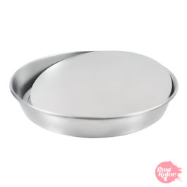 MOULE EN ALUMINIUM DMONTABLE ROND (BORDS LISSES) -  28 CM