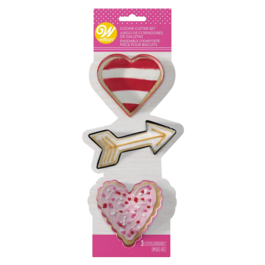 SET D'EMPORTE-PICES WILTON - SAINT VALENTIN