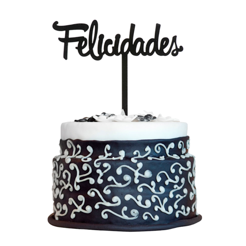 CAKE TOPPER DEKORA - FELICIDADES