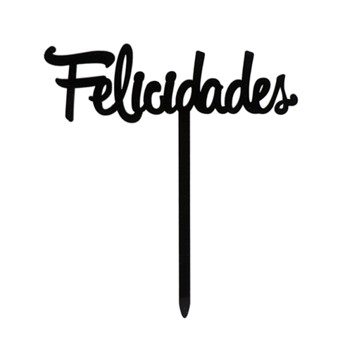 CAKE TOPPER DEKORA - FELICIDADES