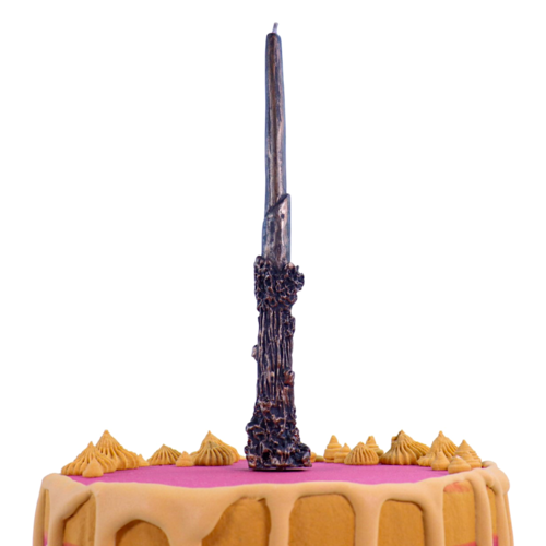 BOUGIE D'ANNIVERSAIRE  PME - BAGUETTE DE "HARRY POTTER"