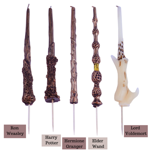 BOUGIE D'ANNIVERSAIRE "HARRY POTTER" PME - BAGUETTE "ELDER WAND"