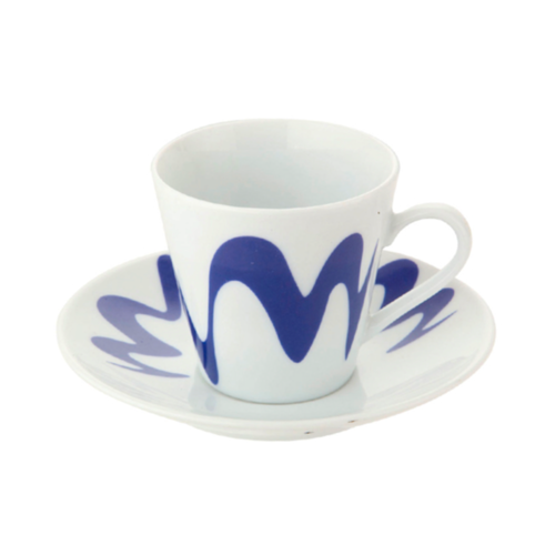 SET CAFETIRE "MINI" TOP MOKA - BLEU (1 TASSE)