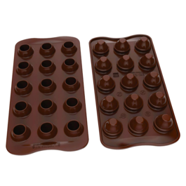 MOULE SILICONE POUR CHOCOLAT SILIKOMART - OEUF (3D)