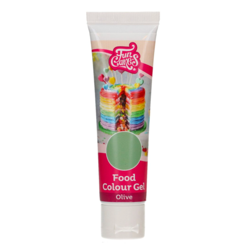 COLORANT EN GEL FUNCAKES - OLIVE 30 G