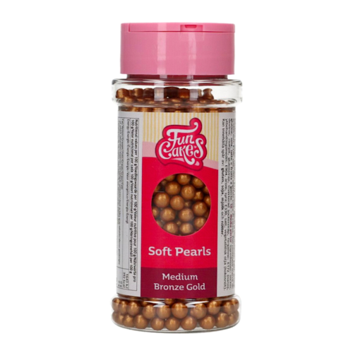 PERLES AU COEUR TENDRE FUNCAKES - BRONZE / OR (60 G)