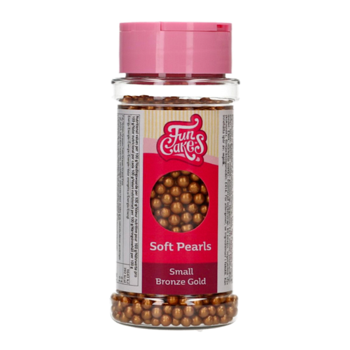 PERLES AU COEUR TENDRE PETITES FUNCAKES - BRONZE / OR (70 G)