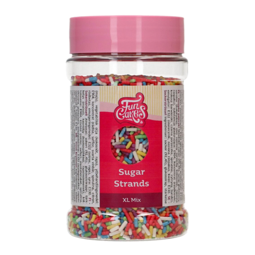 VERMICELLES DE SUCRE FUNCAKES - MIX COULEURS XL (225 G)