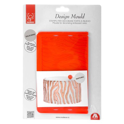 MOLDE SILICONA TARTAS CON RELIEVE MODECOR - NATURAL