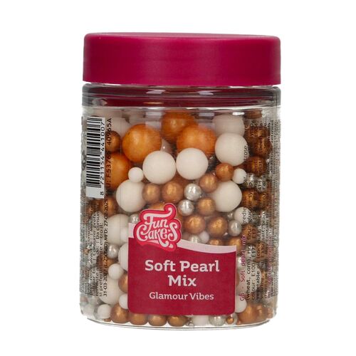 PERLAS DE AZUCAR BLANDAS FUNCAKES - MIX "GLAMOUR VIBES" (80 G)