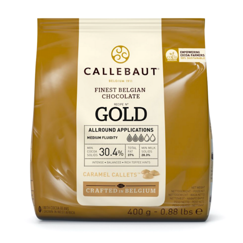[EXP. PROCHE] CALLETS EN CHOCOLAT CARAMÉLISÉ GOLD DE CALLEBAUT - 400 G