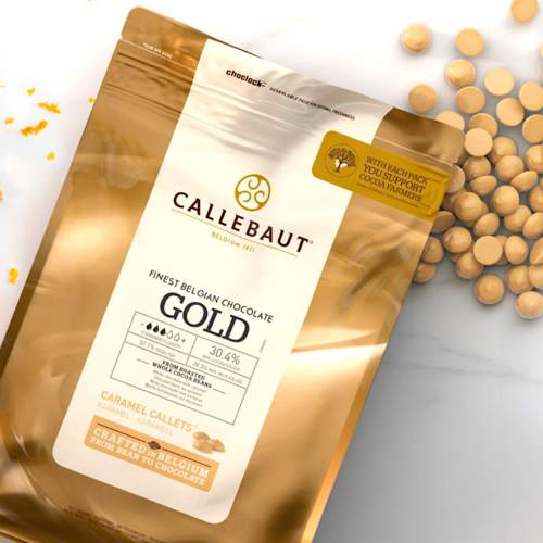[EXP. PROCHE] CALLETS EN CHOCOLAT CARAMÉLISÉ GOLD DE CALLEBAUT - 400 G