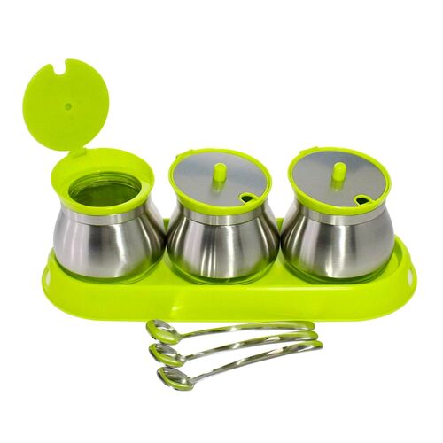 SET DE RANGEMENT POUR USTENSILES DE CUISINE - ORANGE