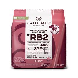CALLETS DE CHOCOLAT RUBY CALLEBAUT 400 G