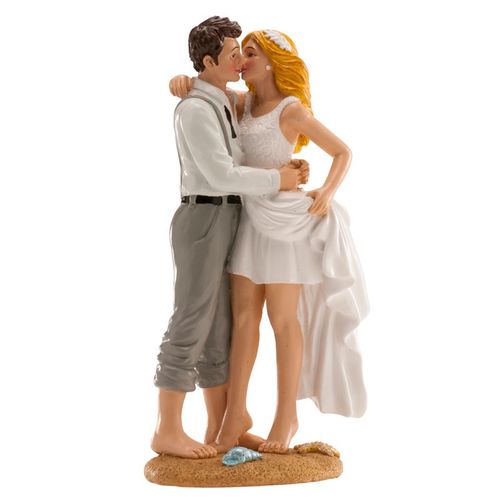 FIGURINE POUR GTEAU COUPLE PLAGE